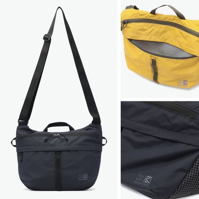 カリマー KARRIMOR ショルダーバッグ メンズ レディース 軽量 ブランド 斜めがけ 肩掛け おしゃれ ナイロン 横型 ラウンド型 シンプル カジュアル ロゴ 普段使い お出かけ relic shoulder 501298 （White）｜詳細画像