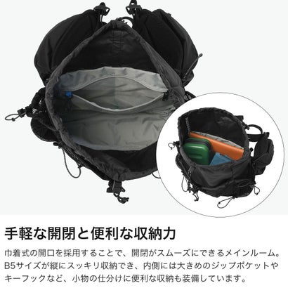 カリマー KARRIMOR ショルダーバッグ メンズ レディース 小さめ ブランド ウエストバッグ ヒップバッグ おしゃれ 斜めがけ 軽量 アウトドア シンプル カジュアル 巾着型 grab lumber pack 501301 （White）｜詳細画像