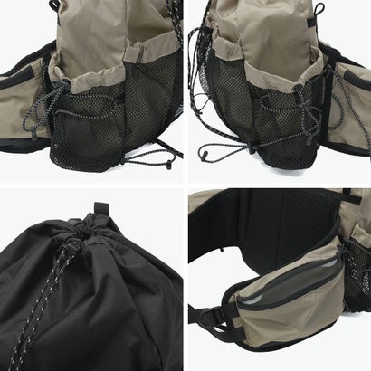カリマー KARRIMOR ショルダーバッグ メンズ レディース 小さめ ブランド ウエストバッグ ヒップバッグ おしゃれ 斜めがけ 軽量 アウトドア シンプル カジュアル 巾着型 grab lumber pack 501301 （White）｜詳細画像