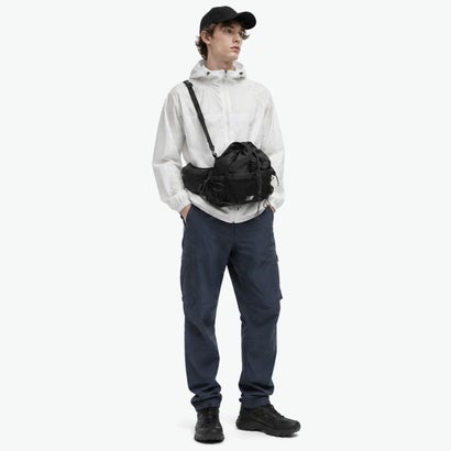 カリマー KARRIMOR ショルダーバッグ メンズ レディース 小さめ ブランド ウエストバッグ ヒップバッグ おしゃれ 斜めがけ 軽量 アウトドア シンプル カジュアル 巾着型 grab lumber pack 501301 （Black）｜詳細画像