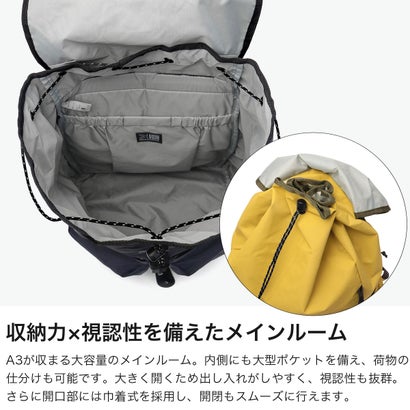 カリマー KARRIMOR リュック メンズ レディース 軽量 ブランド ナイロン フラップ かぶせ バックパック シンプル カジュアル アウトドア 丈夫 耐久性 おしゃれ 旅行 relic lid pack 25 501297 （White）｜詳細画像
