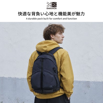 カリマー KARRIMOR リュック メンズ レディース 軽量 ブランド ナイロン バックパック デイパック シンプル カジュアル 登山 アウトドア 普段使い お出かけ 旅行 relic daypack 28 501295 （Black）｜詳細画像