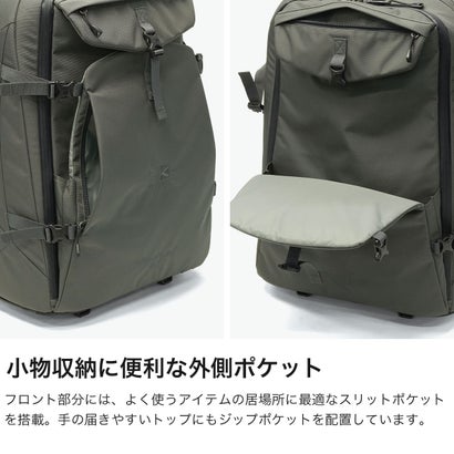 カリマー KARRIMOR キャリーケース Sサイズ メンズ レディース スーツケース ソフトキャリーケース 40L 3泊 4泊 2WAY リュック ショルダーバッグ トート airport pro 40 501305 （Black）｜詳細画像