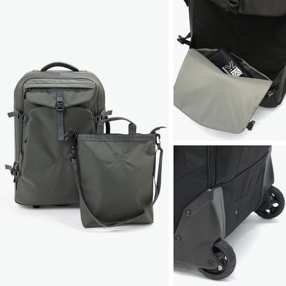 カリマー KARRIMOR キャリーケース Sサイズ メンズ レディース スーツケース ソフトキャリーケース 40L 3泊 4泊 2WAY リュック ショルダーバッグ トート airport pro 40 501305 （Black）｜詳細画像