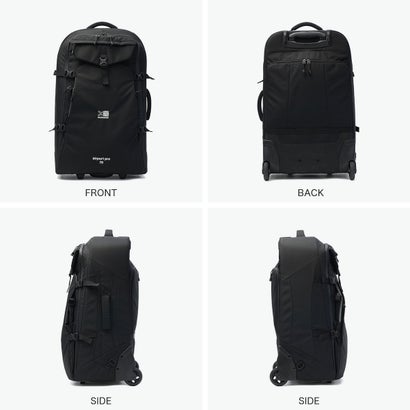 カリマー KARRIMOR キャリーケース Mサイズ メンズ レディース スーツケース ソフトキャリーケース 70L 6泊 7泊 2WAY リュック ショルダーバッグ トート airport pro 70 501304 （Black）｜詳細画像
