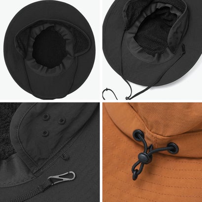 カリマー KARRIMOR ハット メンズ レディース 紐付き ブランド 帽子 撥水 イヤーカバー 保温性 抗菌 防臭 防風性 UVカット おしゃれ カジュアル octa thermal ear cover hat 200242 （Black）｜詳細画像