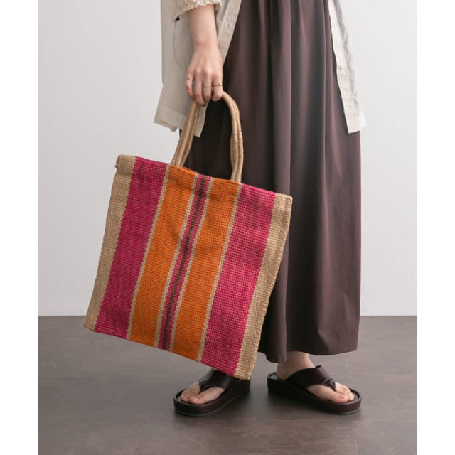 MAISON BENGAL NEW JUTE PORESH BAG （ORANGE）