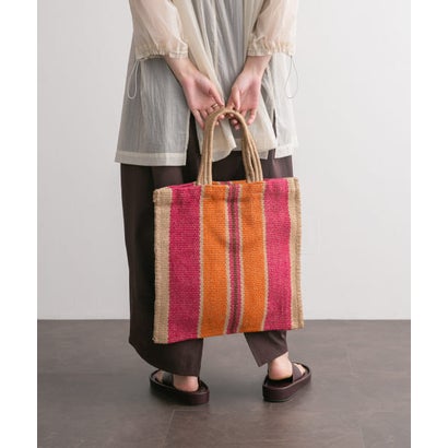ケービーエフ KBF MAISON BENGAL NEW JUTE PORESH BAG （BROWN）｜詳細画像