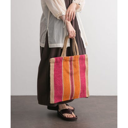 ケービーエフ KBF MAISON BENGAL NEW JUTE PORESH BAG （BROWN）｜詳細画像