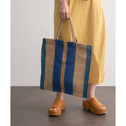 ケービーエフ KBF MAISON BENGAL NEW JUTE PORESH BAG （BROWN）｜詳細画像