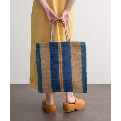 ケービーエフ KBF MAISON BENGAL NEW JUTE PORESH BAG （BROWN）｜詳細画像