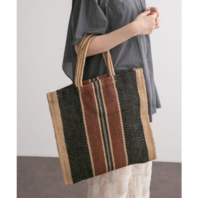 MAISON BENGAL NEW JUTE PORESH BAG （BROWN）