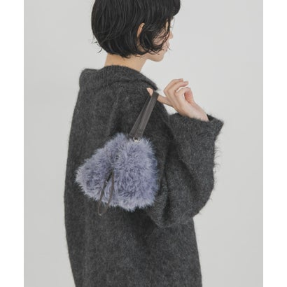 ケービーエフ KBF フラッフィー巾着ミニBAG （ブルー）｜詳細画像