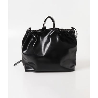 ケービーエフ KBF ギャザーハンドルビッグBAG （ブラウン）｜詳細画像