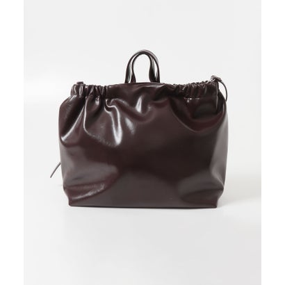 ケービーエフ KBF ギャザーハンドルビッグBAG （ブラウン）｜詳細画像
