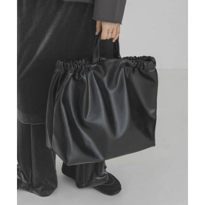 ケービーエフ KBF ギャザーハンドルビッグBAG （ブラック）｜詳細画像