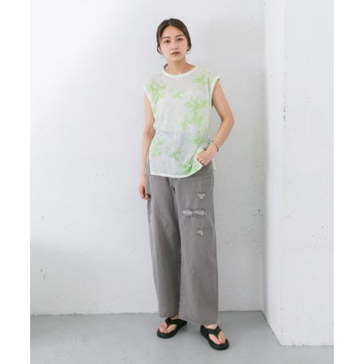 ケービーエフ KBF スリーブレスプリントTEE （GREEN）｜詳細画像