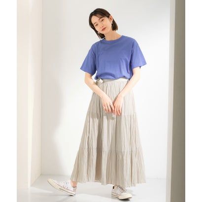 ケービーエフ KBF クルーネックシアーTシャツ （IVORY）｜詳細画像