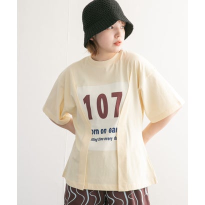 ケービーエフ KBF ウエストタックナンバリングTEE （YELLOW BEG）｜詳細画像