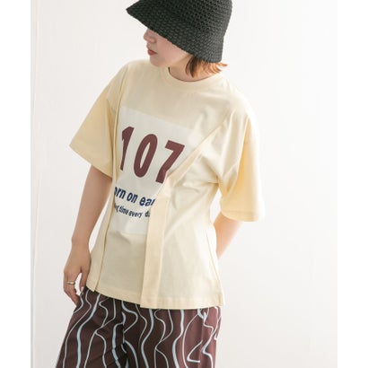 ケービーエフ KBF ウエストタックナンバリングTEE （YELLOW BEG）｜詳細画像