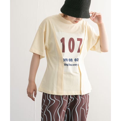 ケービーエフ KBF ウエストタックナンバリングTEE （YELLOW BEG）｜詳細画像