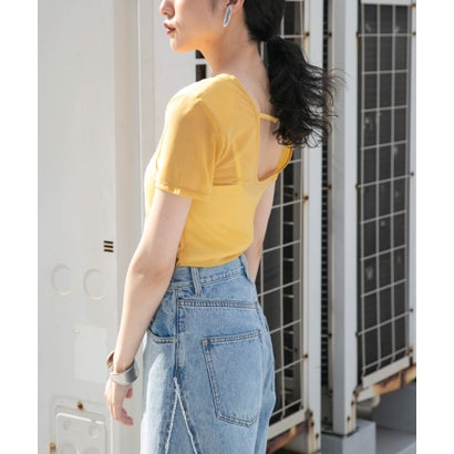 ケービーエフ KBF バックオープンメッシュTEE （YELLOW）｜詳細画像