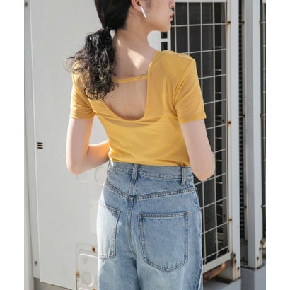 ケービーエフ KBF バックオープンメッシュTEE （YELLOW）｜詳細画像