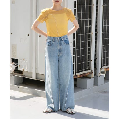 ケービーエフ KBF バックオープンメッシュTEE （YELLOW）｜詳細画像
