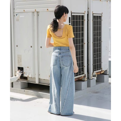 ケービーエフ KBF バックオープンメッシュTEE （YELLOW）｜詳細画像