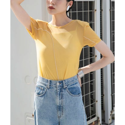 ケービーエフ KBF バックオープンメッシュTEE （YELLOW）｜詳細画像