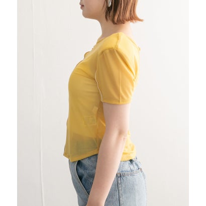 ケービーエフ KBF バックオープンメッシュTEE （YELLOW）｜詳細画像