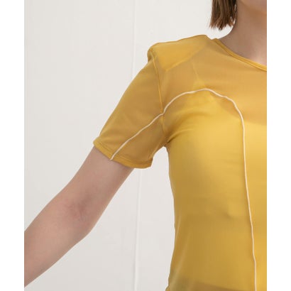 ケービーエフ KBF バックオープンメッシュTEE （YELLOW）｜詳細画像