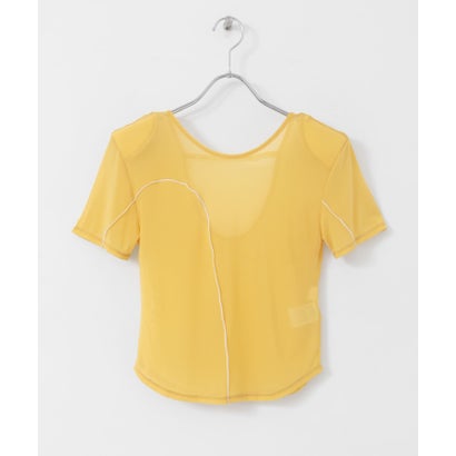 ケービーエフ KBF バックオープンメッシュTEE （YELLOW）｜詳細画像