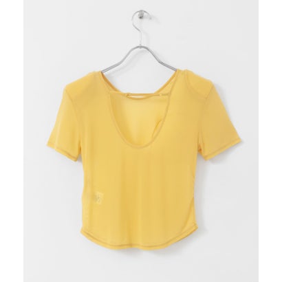 ケービーエフ KBF バックオープンメッシュTEE （YELLOW）｜詳細画像