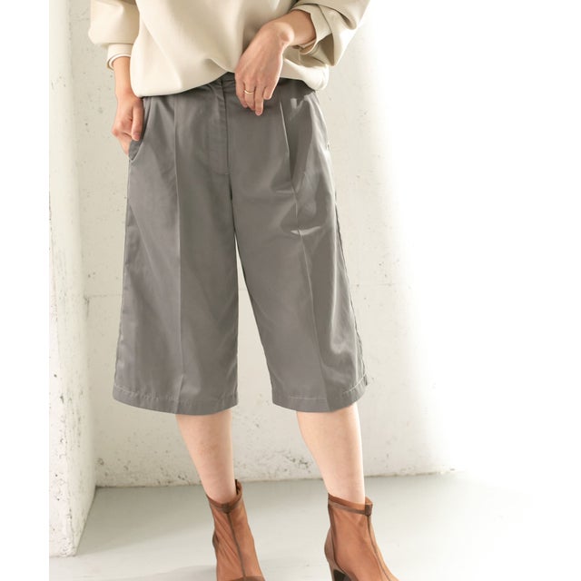 シャイニーミディパンツ （KHAKI）