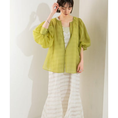 ケービーエフ KBF チェックロングキャミワンピース （OFF×BEIGE）｜詳細画像