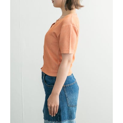 ケービーエフ KBF フロントホックTEE （APRICOT）｜詳細画像