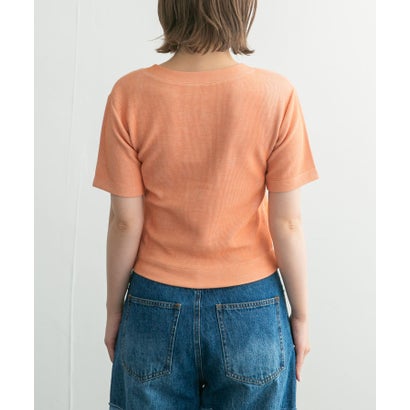 ケービーエフ KBF フロントホックTEE （APRICOT）｜詳細画像
