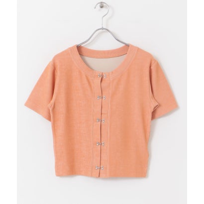 ケービーエフ KBF フロントホックTEE （APRICOT）｜詳細画像