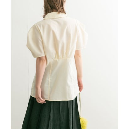 ケービーエフ KBF デザインスリーブフロントZIPシャツ （YELLOW）｜詳細画像
