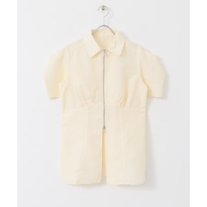 ケービーエフ KBF デザインスリーブフロントZIPシャツ （YELLOW）｜詳細画像