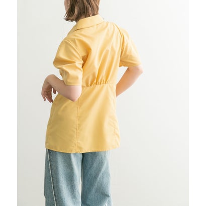 ケービーエフ KBF デザインスリーブフロントZIPシャツ （YELLOW）｜詳細画像