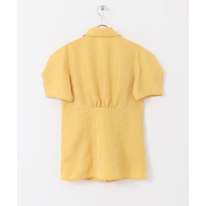 ケービーエフ KBF デザインスリーブフロントZIPシャツ （YELLOW）｜詳細画像