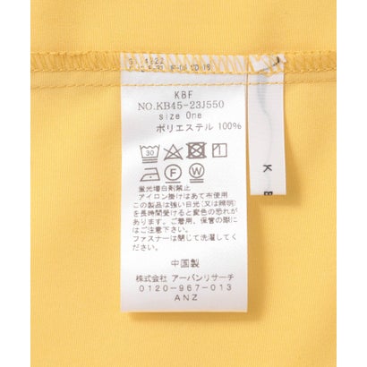 ケービーエフ KBF デザインスリーブフロントZIPシャツ （YELLOW）｜詳細画像