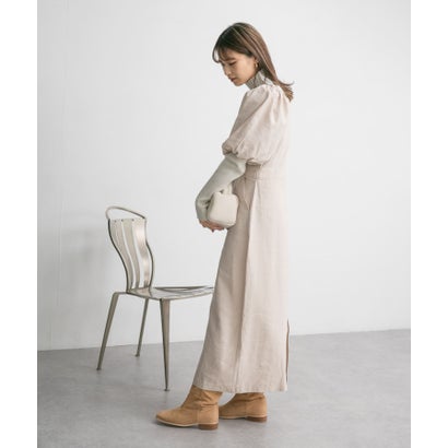 ケービーエフ KBF バルーンスリーブロングワンピース （BEIGE）｜詳細画像