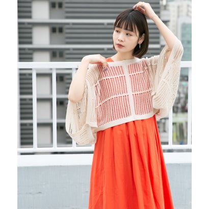 ケービーエフ KBF 2WAYメッシュ編みプルオーバー （NAVY）｜詳細画像