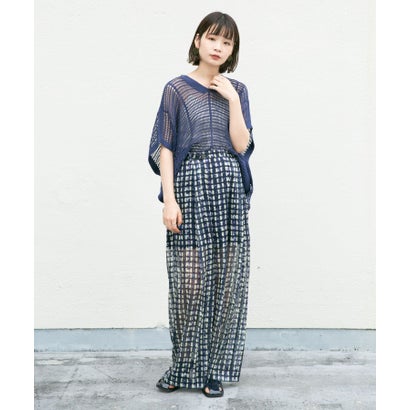 ケービーエフ KBF 2WAYメッシュ編みプルオーバー （NAVY）｜詳細画像