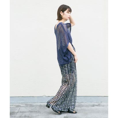 ケービーエフ KBF 2WAYメッシュ編みプルオーバー （NAVY）｜詳細画像