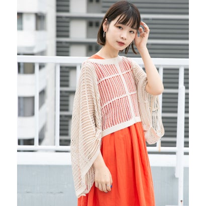ケービーエフ KBF 2WAYメッシュ編みプルオーバー （NAVY）｜詳細画像