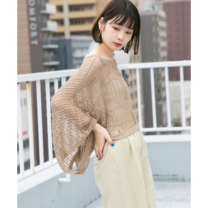 ケービーエフ KBF 2WAYメッシュ編みプルオーバー （NAVY）｜詳細画像